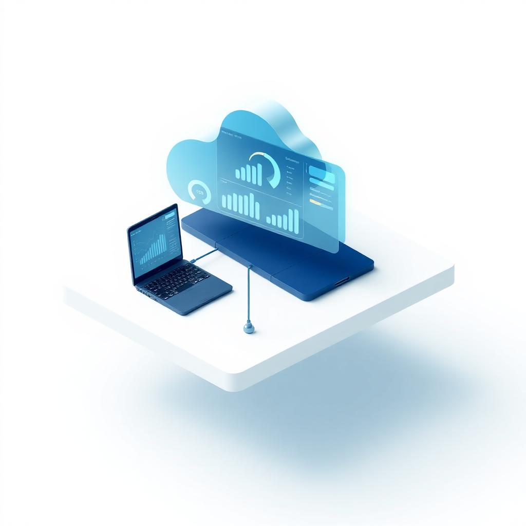 Plataforma en la nube de Axus Systems con paneles de datos